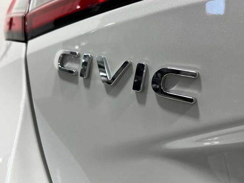 Platinum White Pearl 2026 Honda Civic Hybrid Sport Touring