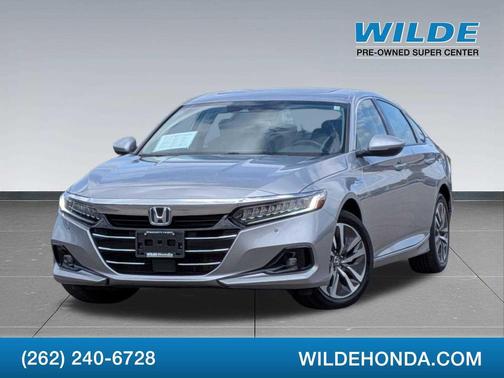 Lunar Silver Metallic 2021 Honda Accord Hybrid EX-L