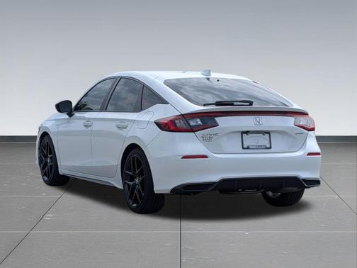 Platinum White Pearl 2024 Honda Civic Sport