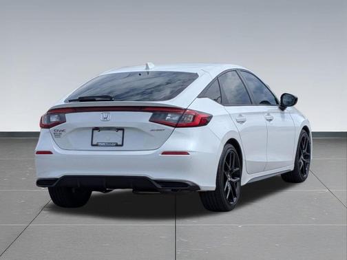 Platinum White Pearl 2024 Honda Civic Sport