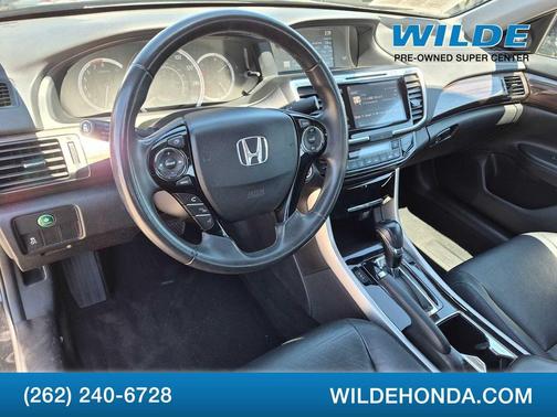 Black 2017 Honda Accord EX-L