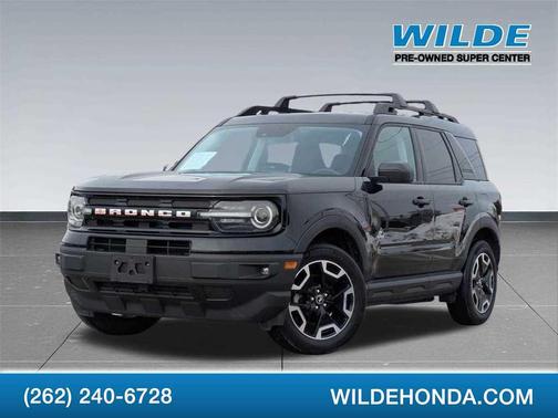 SHADOW BLACK 2022 Ford Bronco Sport Outer Banks SUV