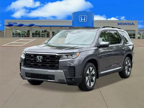 Modern Steel Metallic 2026 Honda Pilot Elite
