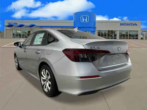 Solar Silver Metallic 2026 Honda Civic LX