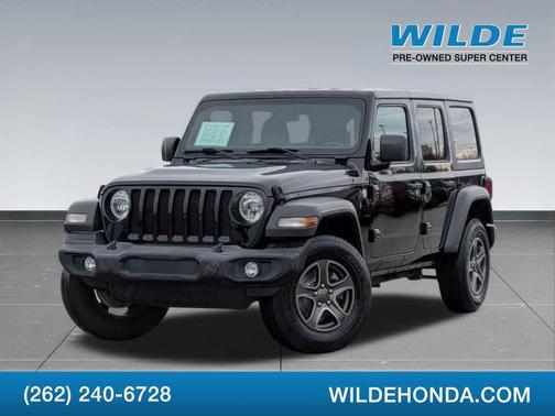 Black Clearcoat 2018 Jeep Wrangler Unlimited Sport