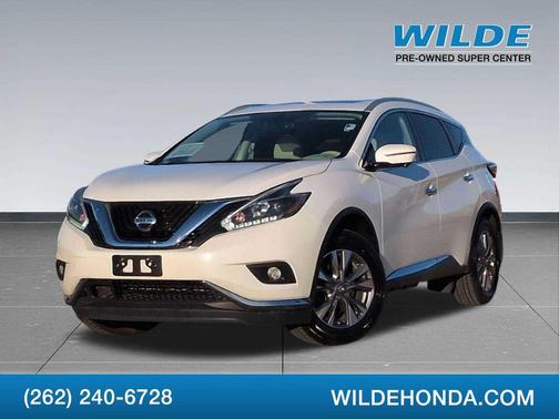 Pearl White 2018 Nissan Murano SL SUV