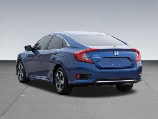 Aegean Blue Metallic 2021 Honda Civic LX