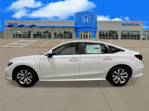 Platinum White Pearl 2026 Honda Civic LX