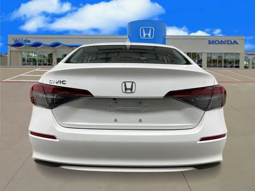 Platinum White Pearl 2026 Honda Civic LX