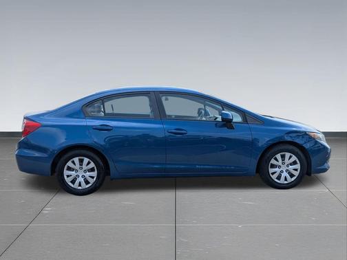 Blue 2012 Honda Civic LX