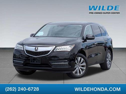 Crystal Black Pearl 2015 Acura MDX 3.5L