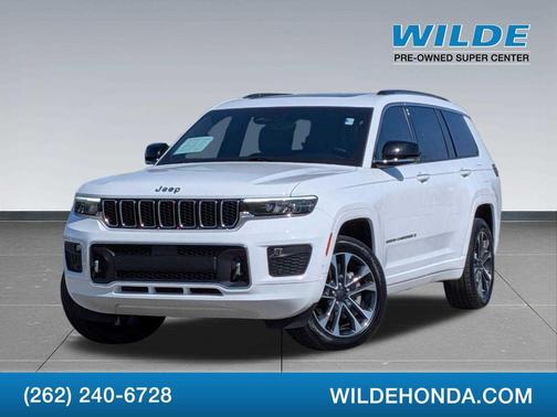 Bright White Clearcoat 2022 Jeep Grand Cherokee L Overland