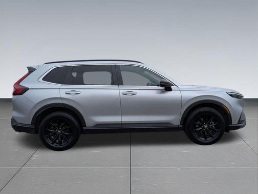 Solar Silver Metallic 2025 Honda CR-V Hybrid Sport AWD