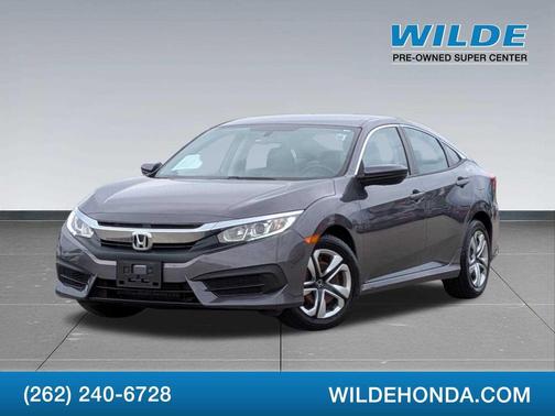 Modern Steel Metallic 2016 Honda Civic LX