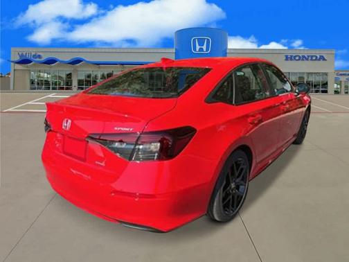 Rallye Red 2026 Honda Civic Hybrid Sport