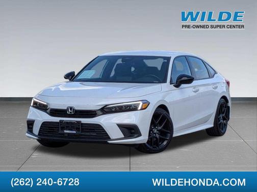 Platinum White Pearl 2023 Honda Civic Sport