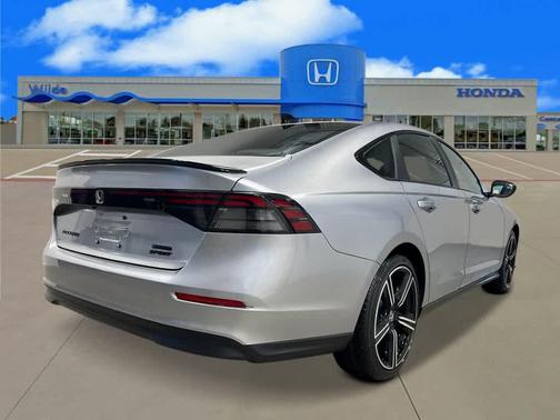 Solar Silver Metallic 2026 Honda Accord Hybrid Sport
