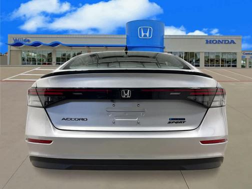 Solar Silver Metallic 2026 Honda Accord Hybrid Sport
