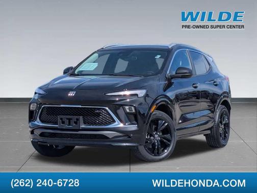 Ebony Twilight Metallic 2025 Buick Encore GX Sport Touring