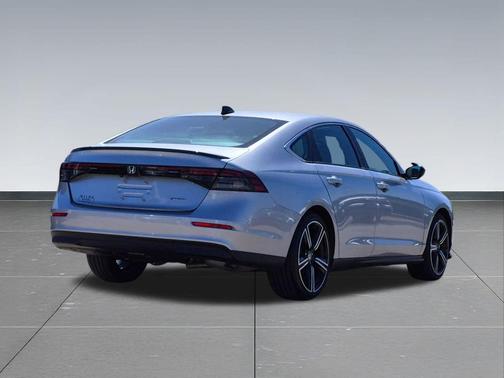 Solar Silver Metallic 2025 Honda Accord Hybrid Sport