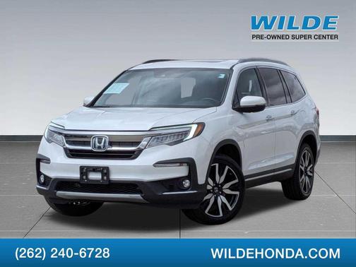 Platinum White Pearl 2020 Honda Pilot Touring 8-Passenger