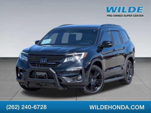 Crystal Black Pearl 2020 Honda Pilot AWD Black Edition