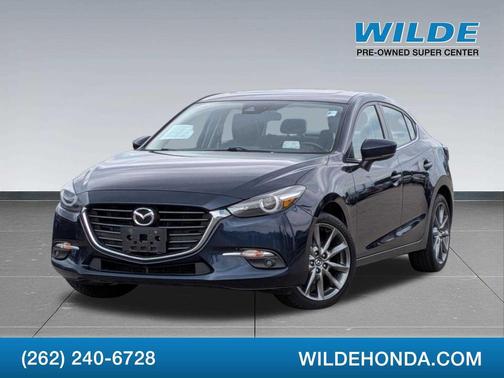 Deep Crystal Blue Mica 2018 Mazda Mazda3 Grand Touring