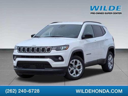 Bright White Clearcoat 2025 Jeep Compass Latitude