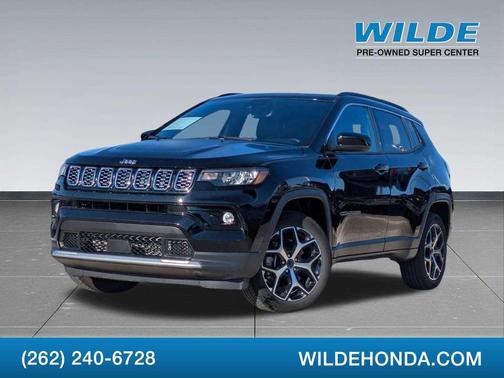 Diamond Black Crystal Pearlcoat 2025 Jeep Compass Limited