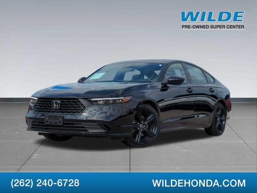 Crystal Black Pearl 2023 Honda Accord Hybrid Sport-L Sedan