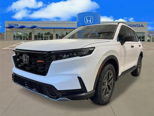 Platinum White Pearl 2026 Honda CR-V Hybrid TrailSport AWD