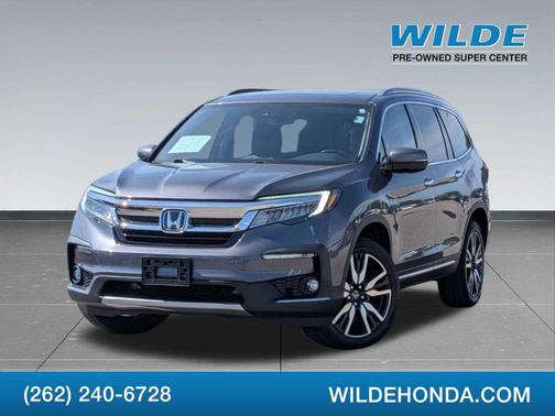 Modern Steel Metallic 2019 Honda Pilot Elite