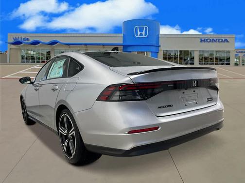 Solar Silver Metallic 2026 Honda Accord Hybrid Sport
