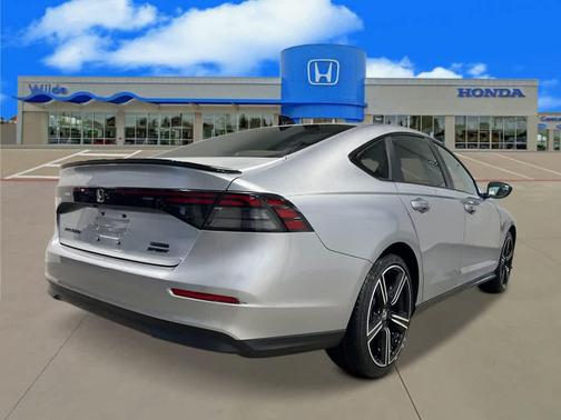 Solar Silver Metallic 2026 Honda Accord Hybrid Sport