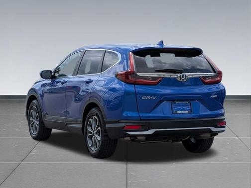 Aegean Blue Metallic 2021 Honda CR-V AWD EX