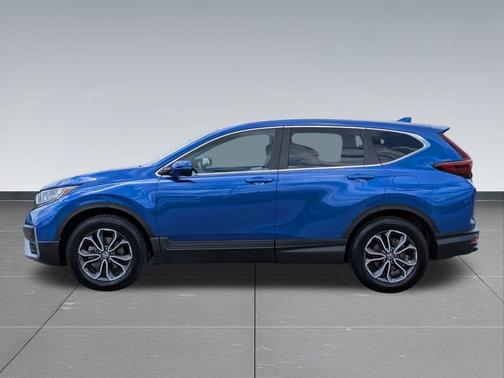 Aegean Blue Metallic 2021 Honda CR-V AWD EX