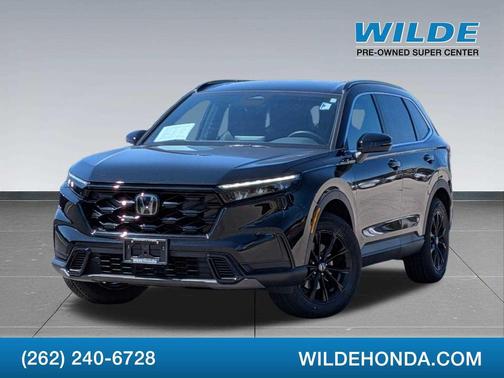 Crystal Black Pearl 2024 Honda CR-V Hybrid Sport AWD