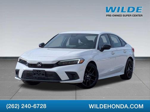 Platinum White Pearl 2023 Honda Civic Sport