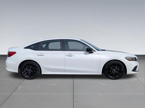 Platinum White Pearl 2023 Honda Civic Sport