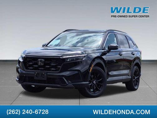 Crystal Black Pearl 2024 Honda CR-V Hybrid Sport AWD
