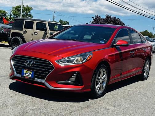 Scarlet Red 2018 Hyundai SONATA SEL
