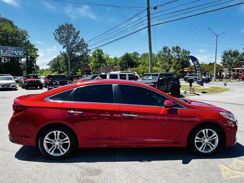 Scarlet Red 2018 Hyundai SONATA SEL