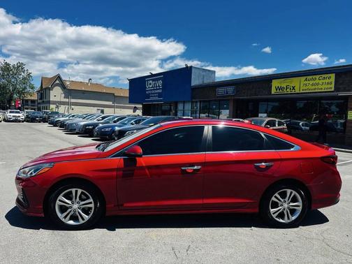 Scarlet Red 2018 Hyundai SONATA SEL