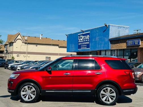 Red 2019 Ford Explorer Limited
