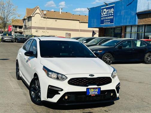 Clear White 2021 Kia Forte GT-Line