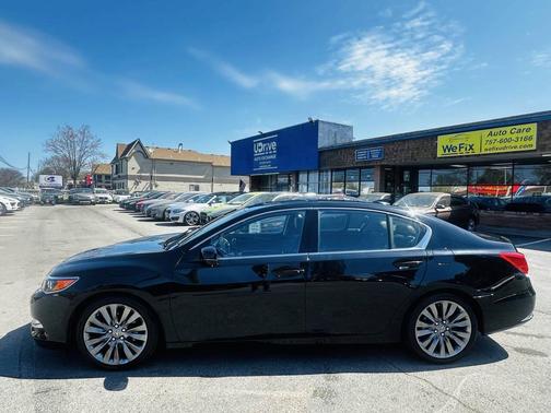 Black 2017 Acura RLX Advance Package