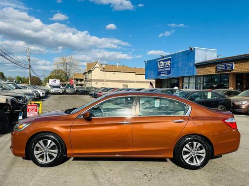 Orange 2015 Honda Accord LX