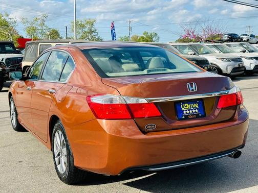 Orange 2015 Honda Accord LX