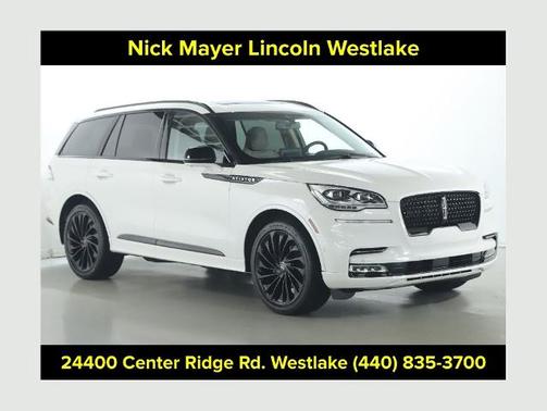 PRISTINE WHITE MET 3C 2023 Lincoln Aviator RESERVE