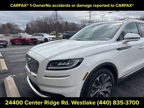 PRISTINE WHITE MET 3C 2022 Lincoln Nautilus RESERVE